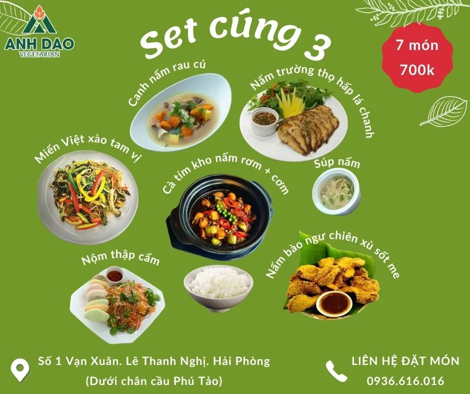 Set cúng 3 (7 món)