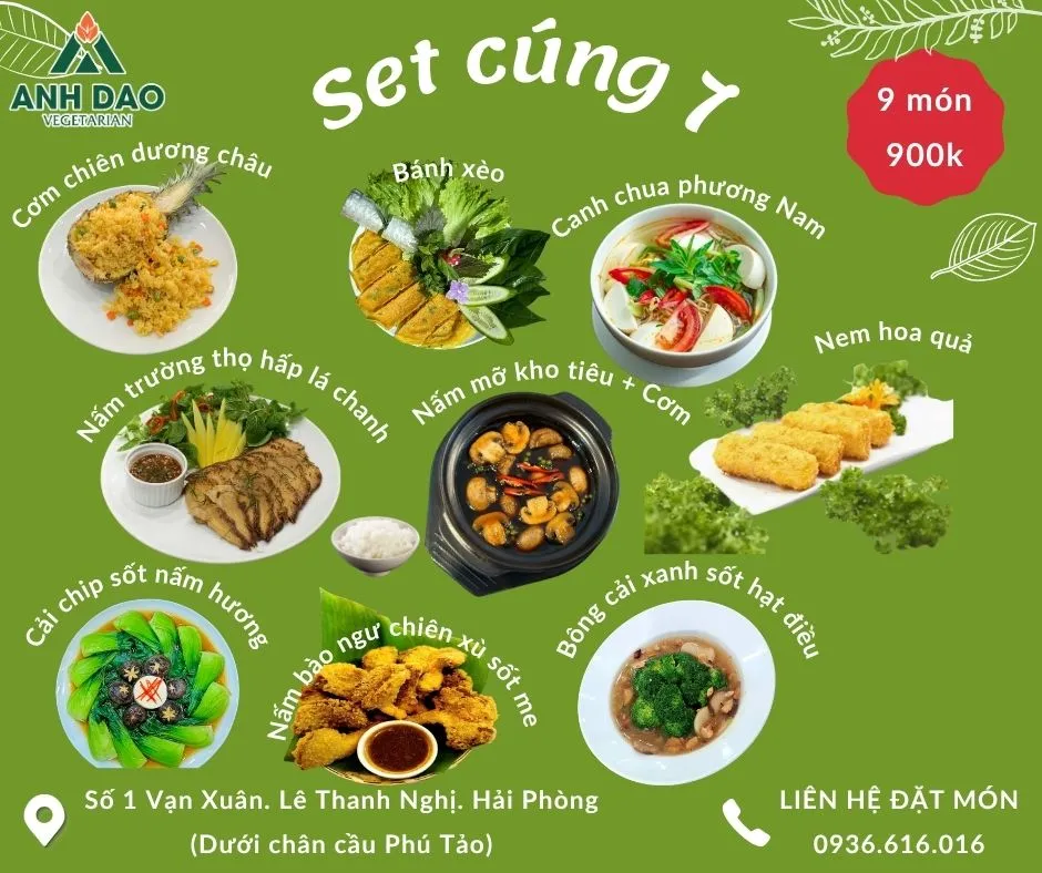 Set cúng 7 (9 món)