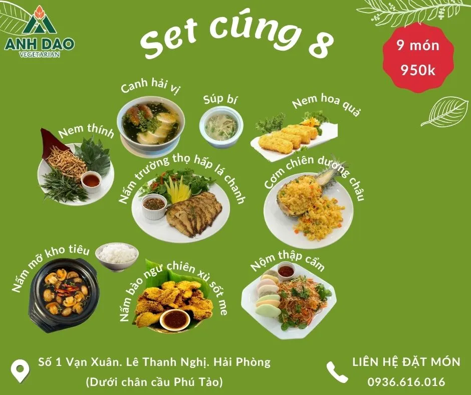 Set cúng 8 (9 món)