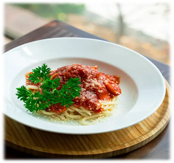 Mỳ Ý truyền thống/Đĩa (Mushroom spaghetti)